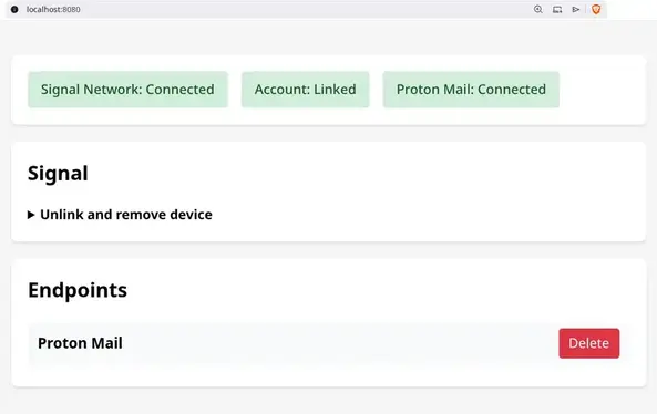 Healthy setup with Proton Mail